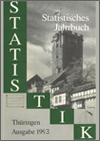 Titelbild der Veröffentlichung „Statistisches Jahrbuch Thringen, Ausgabe 1993“