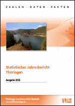 Titelbild der Veröffentlichung „Statistischer Jahresbericht Thringen, Ausgabe 2015“