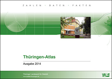 Titelbild der Veröffentlichung „Thringen-Atlas, Ausgabe 2014“
