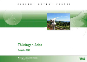 Titelbild der Veröffentlichung „Thringen-Atlas, Ausgabe 2015“