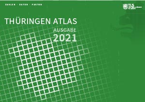 Titelbild der Veröffentlichung „Thringen-Atlas, Ausgabe 2021“