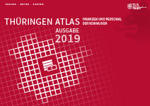 Titelbild der Veröffentlichung „Thringen-Atlas - Finanzen und Personal der Kommunen, Ausgabe 2019 “