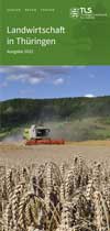 Titelbild der Veröffentlichung „Faltblatt Landwirtschaft in Thringen, Ausgabe 2021“