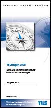 Titelbild der Veröffentlichung „Faltblatt "Thringen 2035 - Bevlkerungsvorausberechnung und Anschlussrechnungen, Ausgabe 2017"“